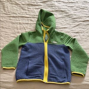 Boys LL Bean Zip Up Sweatshirt Sz L 6x/7
